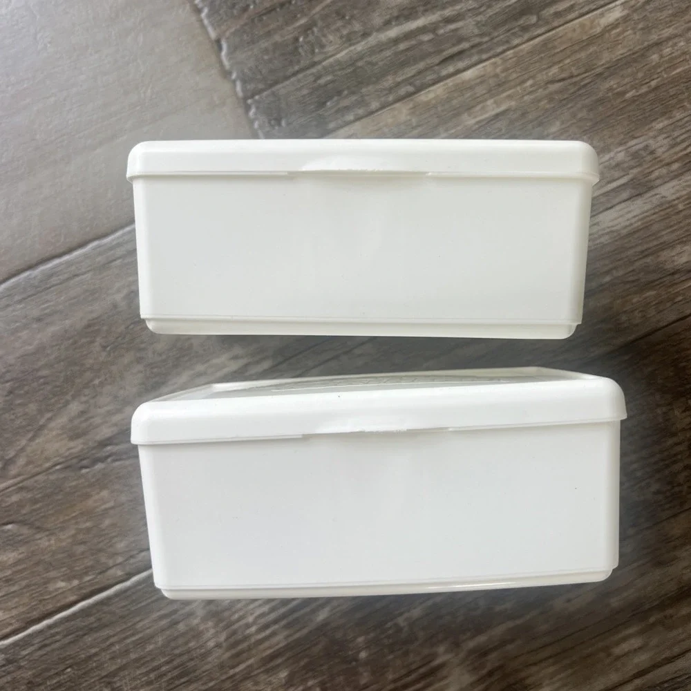 Quilted Northern Wipes Refillable Tub Hard Shell Empty Container Set Of 2‎